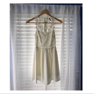 Beautiful Sheer Back Lace Dress